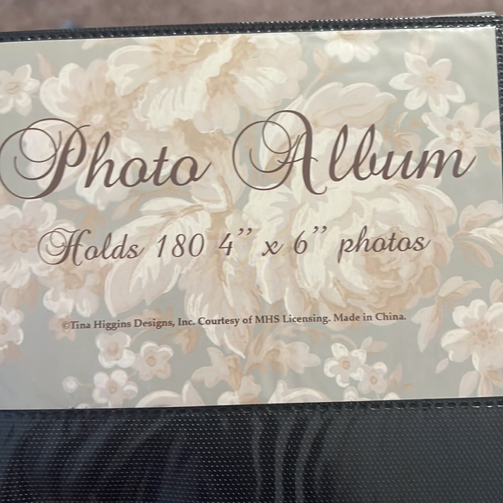 🌸 Vintage Floral Photo Album Memory Book – Victorian Roses Design, Lace Ribbon - Picture 10 of 12